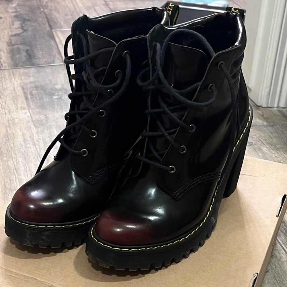 Dr. Martens Black Lace Up Women's Boots